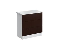 Комод Mebel-ars Уно 61.4х32.6х63, см Белый/Венге Цаво