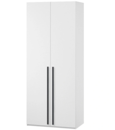 Шкаф распашной QualisMebel Fiona 1100х450х2500, белый