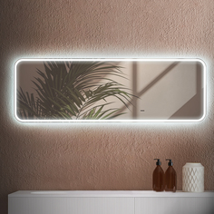 Зеркало настенное с подсветкой интерьерное Silver Mirrors "Breeze", 50х150 см