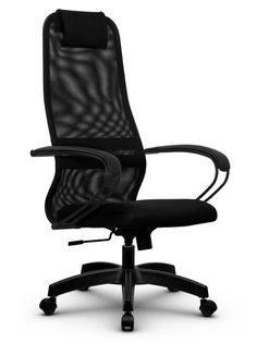 Кресло компьютерное SU-B-8/подл.130/осн.001 Черный Метта