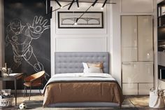 Кровать Берёзка "Лира 2" 1,2 м Velutto 12