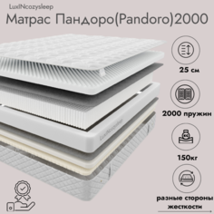 Матрас LuxINcozysleep Комфорт Пандоро 2000 160х200