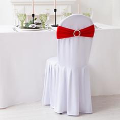 Декор для стула, цв.красный, 15*35 см, 100% п/э No Brand