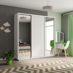 Шкаф-купе Е1 Экспресс Медиум 2 210х45х220, Белый снег