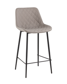 Стулья барные Stool Group Arch, экокожа, серый, 2 шт