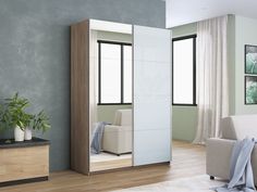 Шкаф-купе Е1 Прайм 160х57х230, Сонома