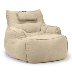 Современное кресло для отдыха aLounge - Tranquility Armchair - Eco Weave (шенилл, бежевый)