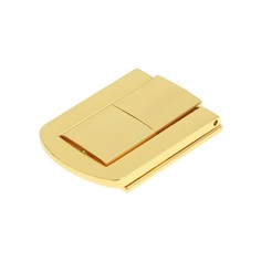 Замок-защелка на ящик ZM01, 4,3х3,2 см, цвет золото (10 шт.) Tundra