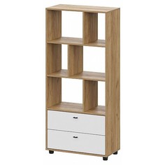 Стеллаж комбинированный Милан дуб золотой SVM_00-00108358