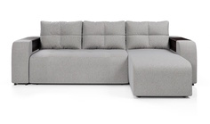 Угловой диван-кровать 4Home Дуглас, 240х165х98 см, Gray, правый, Еврокнижка