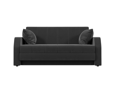 Диван-кровать 4Home Малютка, 154x86x73 см, выкатной, серый, велюр