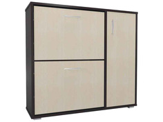 Тумба для обуви Мебелайн – 5 венге/дуб молочный