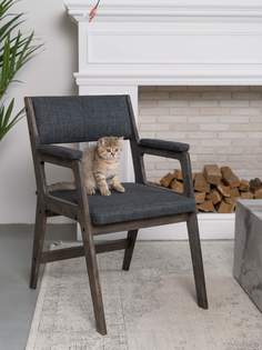Стул ZASIDELIS EASY асфальт рогожка 53x50x84 см