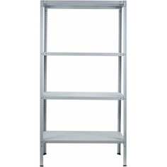 ФУРАМА Стеллаж СТФЛ 1500х700х400 мм, 4 полки, серый, СТФЛ157040-4 No Brand