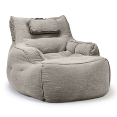 Современное кресло для отдыха aLounge - Tranquility Armchair - Keystone Grey (шенилл)