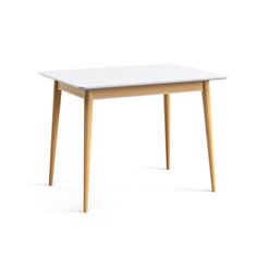 Стол обеденный Техкомпро Арека ПР 1000 х 700 белый / бук