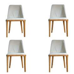 Комплект из 4-ёх стульев Homage Icon, серый, 43х45х90