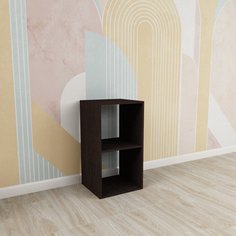 Стеллаж Ярофф Двухъсекционный,Венге, 38х35х75см.