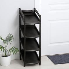 Этажерка для обуви «Узккая», 4 яруса, 41,5x25,5x81 см, цвет МИКС Idiland