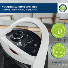 Тепловентилятор Scarlett SC-FH1.512MC White