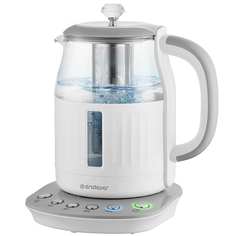 Чайник электрический Endever Skyline KR-364G 1.5 л белый, серый