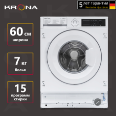 Встраиваемая стиральная машина Krona KAYA 1200 7K KRWM 107 Крона