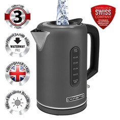 Чайник электрический Polaris PWK 1729CA Water Way Pro 1.7 л серый
