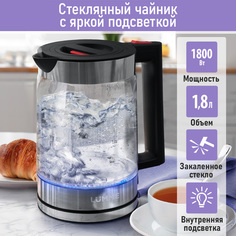 Чайник электрический LUMME LU-4107 1.8 л красный, черный