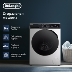 Стиральная машина Delonghi DWM 624 VI ALICIA белый, черный Delonghi