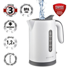 Чайник электрический Polaris PWK 1220C 1.2 л белый
