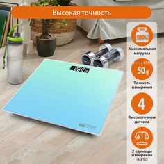 Весы напольные Home Element HE-SC906 голубой
