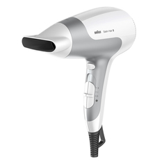 Фен Braun HD 585 Satin Hair 5 2500 Вт серебристый; белый