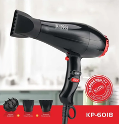 Фен King KP-6018 2500 Вт черный