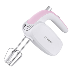 Миксер LUMME LU-MX1878A белый, розовый