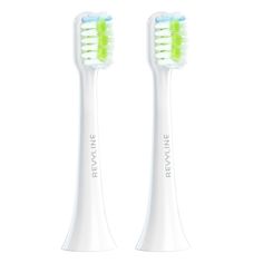 Насадка для электрической зубной щетки Revyline RL 040, белая, 2 шт.