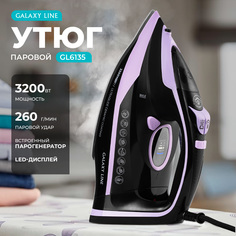 Утюг GALAXY LINE GL6135 фиолетовый, черный