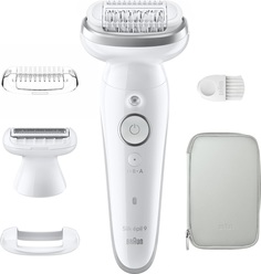 Эпилятор женский Braun Series9 Silk-epil 9-030/9-040, сухая и влажная эпиляция+косметичка