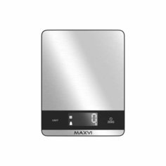 Весы кухонные Maxvi KS121S серебристый