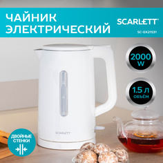 Чайник электрический Scarlett SC-EK21S31 1.7 л белый
