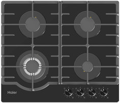 Встраиваемая варочная панель газовая Haier HHX-G64RFVLB черный