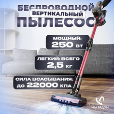 Пылесос NoBrand V8 красный