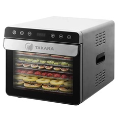 Сушилка для овощей и фруктов TAKARA DF-07 серебристый; черный