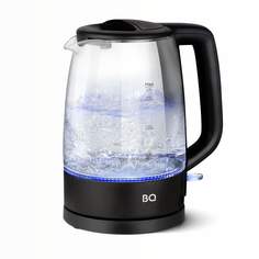 Чайник электрический BQ KT1839G 1.7 л прозрачный, черный