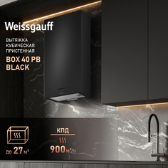 Вытяжка настенная Weissgauff 40 PB Black черный