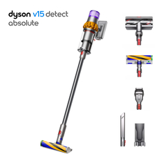 Пылесос вертикальный Dyson V15 Detect Absolute Yellow/Nickel
