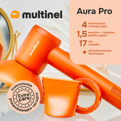 Фен Multinel Aura Pro 1600 Вт золотистый; оранжевый