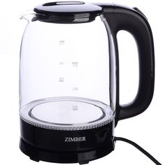 Чайник электрический Zimber 11251 1.7 л прозрачный; черный Zimber.