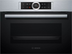 Встраиваемый электрический духовой шкаф Bosch CBG675BS3 серебристый, черный
