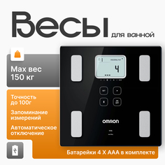 Весы напольные Omron VIVA HBF-222T-EBK черный