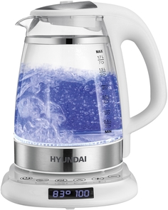 Чайник электрический HYUNDAI HYK-G5507 1.7 л белый